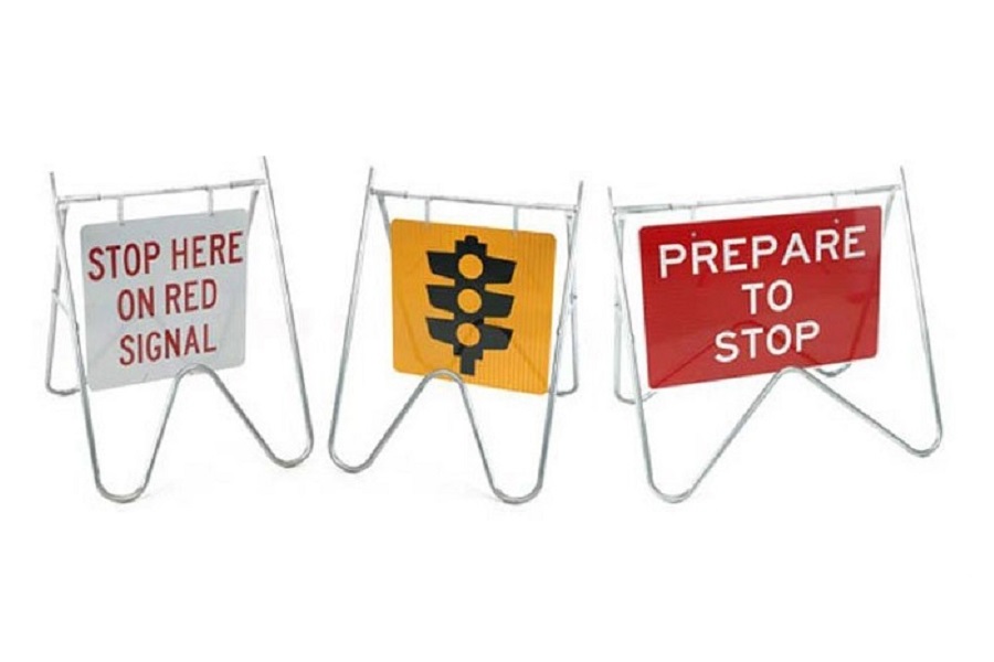 Set of Class 1 Traffic Control Signs 
