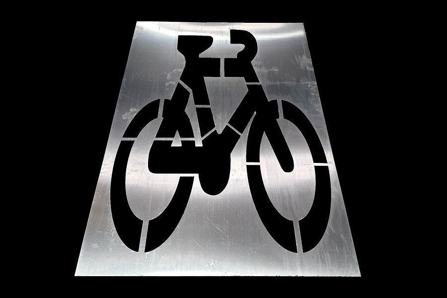 Bicycle Lane Symbol For Road Use 
